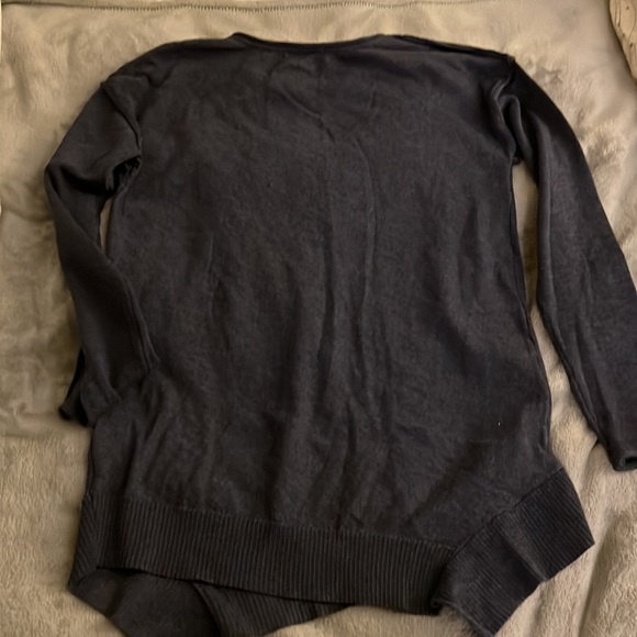 Women’s Slate Blue Sweater - Picture 2 of 2